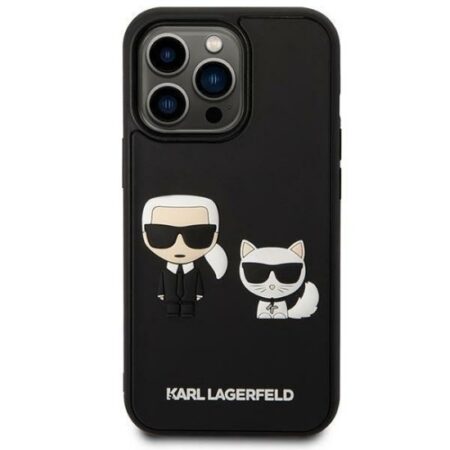 Karl Lagerfeld 3D Ümbris KLHCP14L3DRKCK Iphone 14 Pro (must)