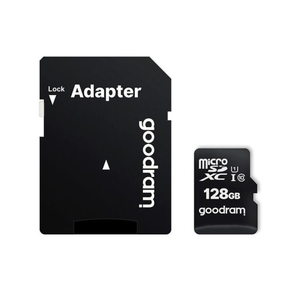 Mälukaart Micro SD Goodram 128 GB HC UHS-I Class 10 + SD Adapter