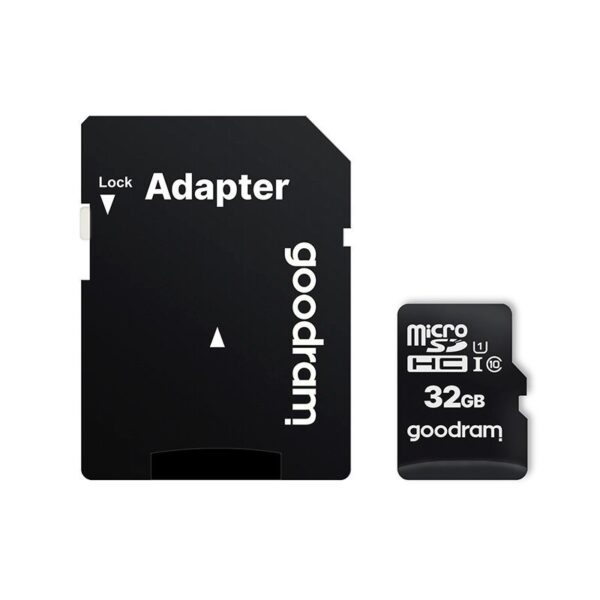 Mälukaart Micro SD Goodram 32 GB HC UHS-I Class 10 + SD Adapter