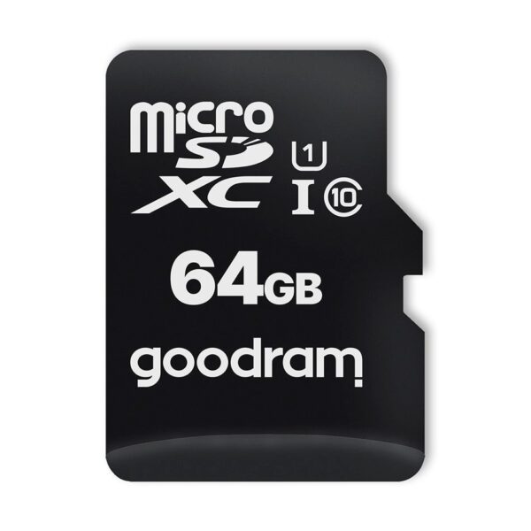 Mälukaart Micro SD Goodram 64 GB HC UHS-I Class 10 + SD Adapter