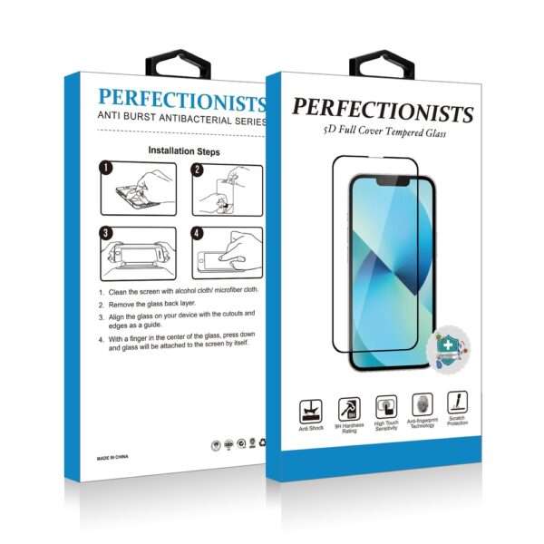 Kaitseklaas 5D Perfectionists Iphone 14 Pro Max / 15 Plus (must)