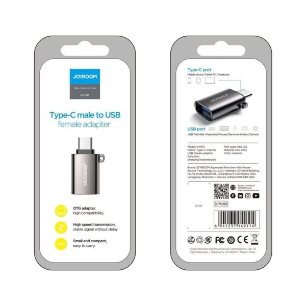 Adapter Joyroom USB-A - Type-C
