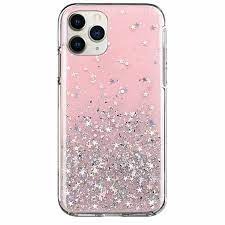 Wozinsky Star Glitter Ümbris Iphone 12 / 12 Pro (roosa)