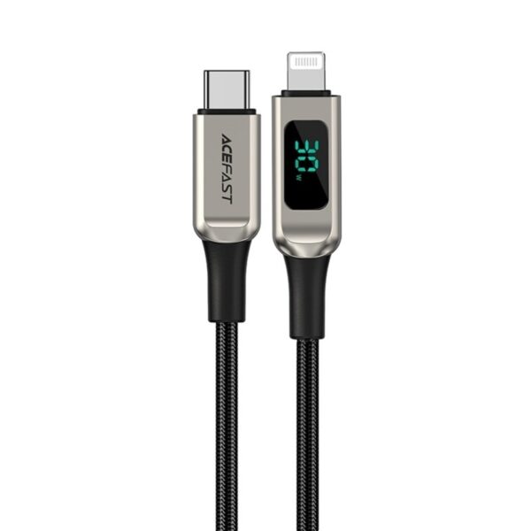 Juhe Acefast C6-01 MFi PD30W USB-C to Lightning 1.2m (hõbe)