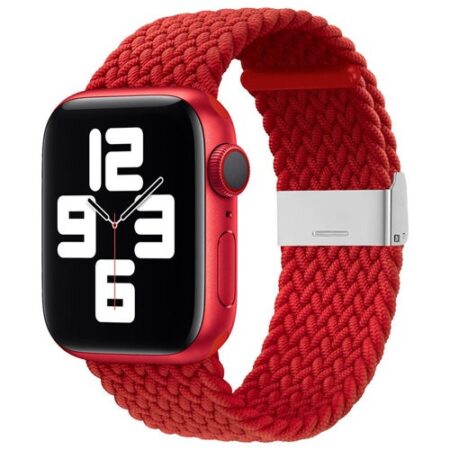 Kellarihm Fabric Band Apple Watch 42 / 44 / 45 mm (punane)