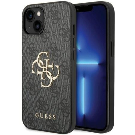 Guess Ümbris GUHCP15M4GMGGR Big Metal Logo iPhone 15 Plus (hall)