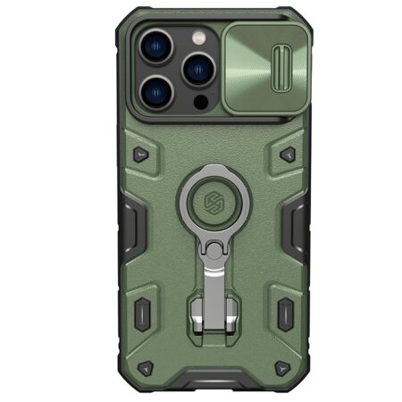 Ümbris Nillkin CamShield Armor Pro Case for Apple iPhone 14 Pro (roheline)