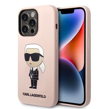 Karl Lagerfeld Ümbris IML Ikonik NFT KLHCP15LSNIKBCP iPhone 15 Pro (roosa)