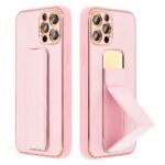 Silikoon Forcell Leather Kickstand Iphone 15 PLus (Roosa) Silikoon Forcell Leather Kickstand Iphone 15 PLus (Roosa)