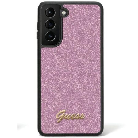 Guess ümbris Glitter Script Samsung Galaxy S24 Ultra (lilla)