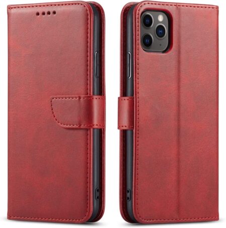 Ūmbris kaanega Wallet Case Samsung A346 A34 5G (punane)