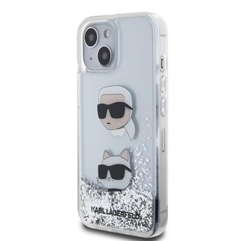 Karl Lagerfeld Ümbris Liquid Glitter KLHCP15SLDHKCNS iPhone 15 (hall)