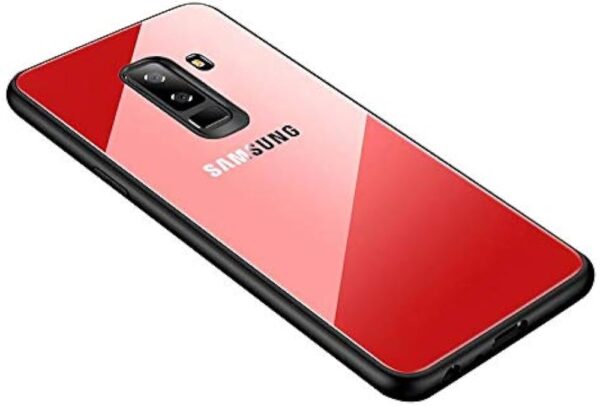 Glass Ümbris Samsung Galaxy S9 Plus (punane)