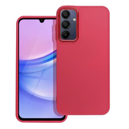 Silikoon FRAME Case Samsung A15 (punane)