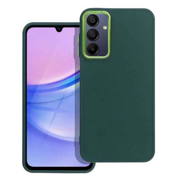 Silikoon FRAME Case Samsung A15 (roheline)