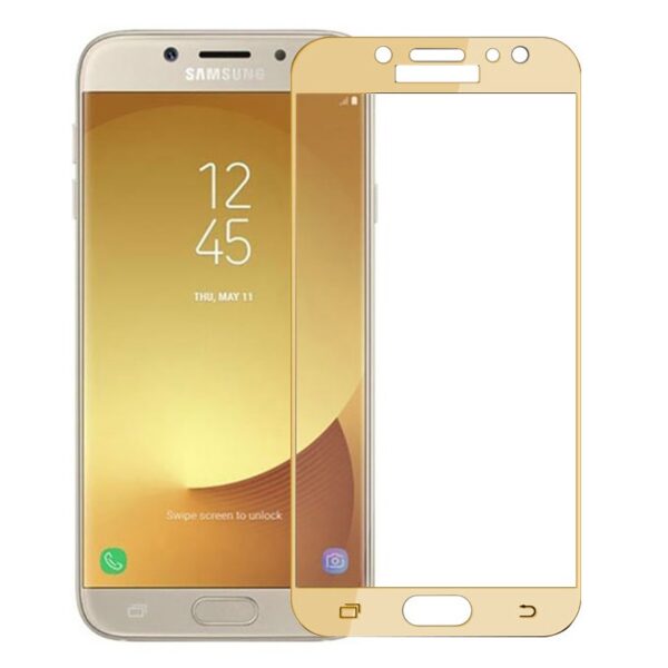 Kaitseklaas Full Glue Samsung J530/ Galaxy J5 2017 (kuldne)