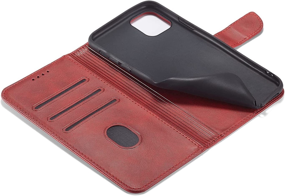Ümbris kaanega Wallet Case Xiaomi Redmi 13C / Poco C65 (punane)