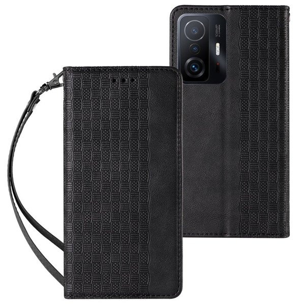 Ümbris kaanega Strap Case Samsung Galaxy S23 Plus (must)