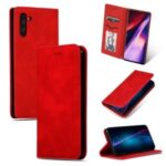 Ūmbris kaanega "Business Style" Xiaomi Redmi Note 13 Pro 4G / Poco M6 Pro 4G  (punane)