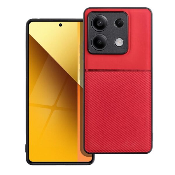 Silikoon Forcell Noble Xiaomi Redmi Note 13 5G (punane)