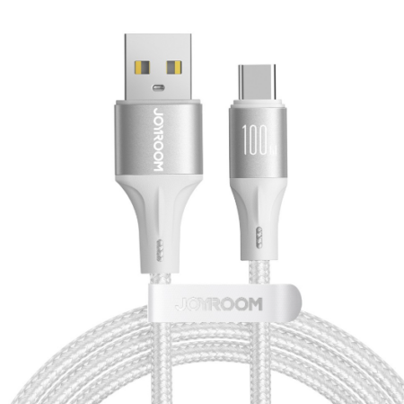 USB juhe Joyroom SA25-AC6 USB-A - Type-C (2m / valge)