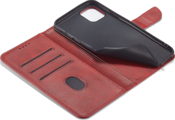 Ūmbris kaanega Wallet Case Samsung A057 A05s (punane)