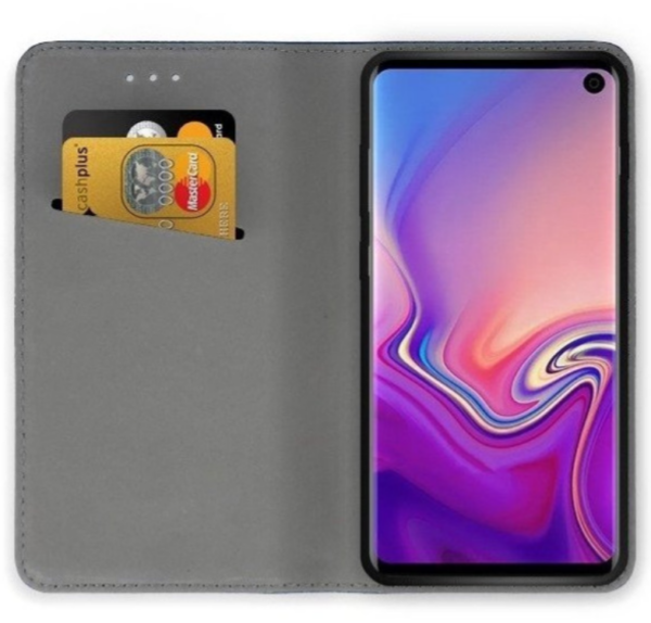 Ümbris kaanega Smart Magnet Huawei P30 Lite (must)