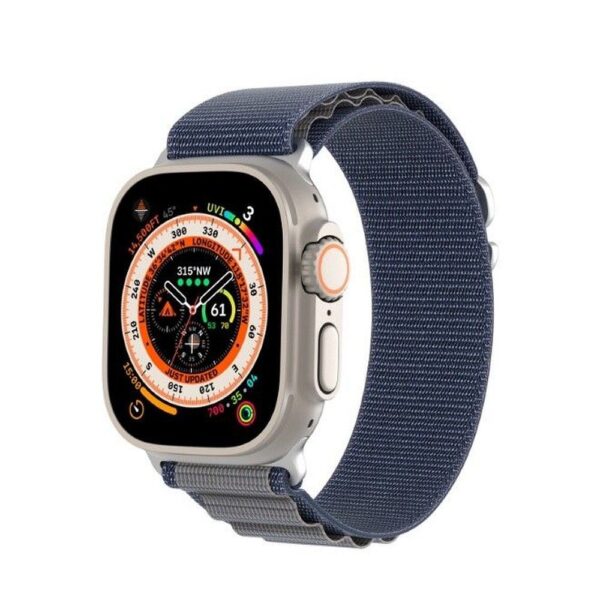 Kellarihm Dux Ducis GS nylon for Apple Watch 42 / 44 / 45 / 49 mm (sinine)