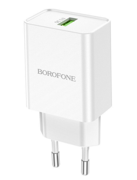 Adapter Borofone BN5 QC 3.0 18W (valge)