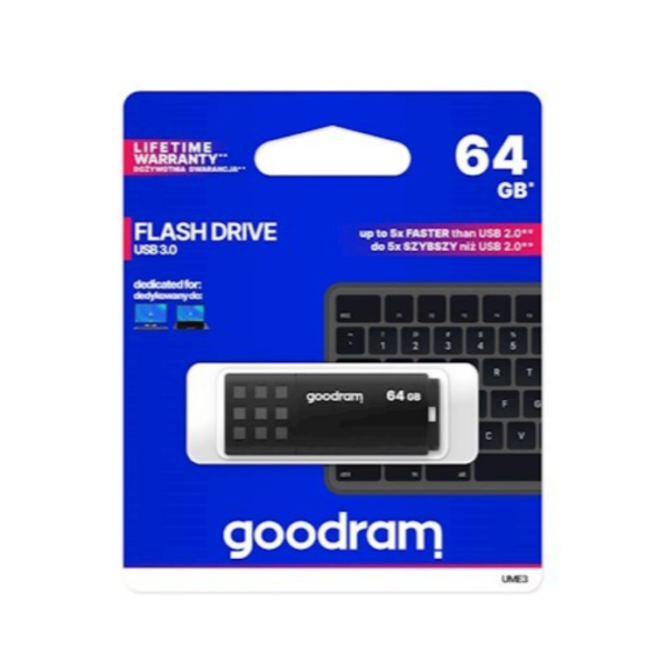 Mälupulk Goodram UME3 64GB USB 3.0 (must)