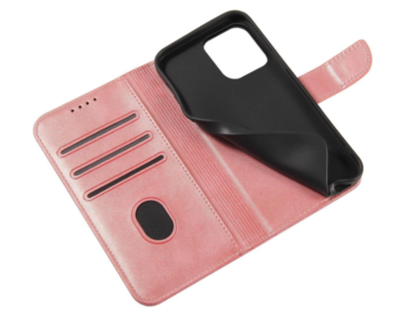 Ūmbris kaanega Wallet Case iPhone 15 (roosa)