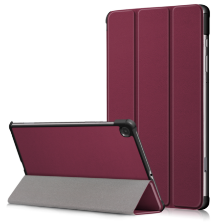 Kaitseümbris "Smart Leather" iPad Air 4 / 5 / 6 2022 / 2022 / 2024 10.9 / 11.0 (viinamari)