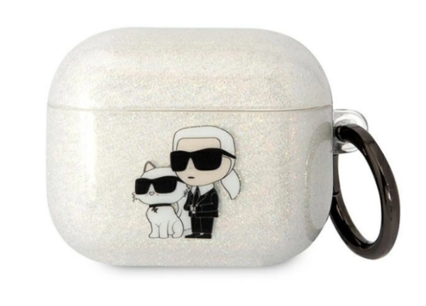 Silikoonümbris Karl Lagerfeld KLA3HNKCTGT AirPods 3 (hõbe)