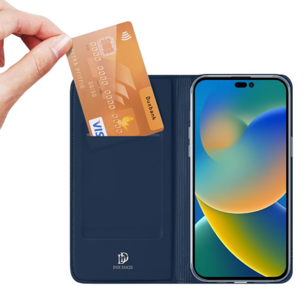 Ūmbris kaanega Dux Ducis Skin Pro Xiaomi Poco X4 Pro 5G (tumesinine)