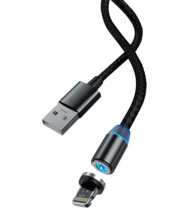 Devia Magnetic USB juhe Lighning 1M (must)