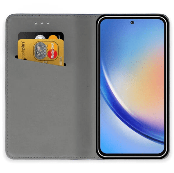 Ūmbris kaanega "Smart Magnet" Samsung A556 A55 5G (must)