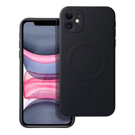 Silicone Mag ümbris iPhone 11 (must)