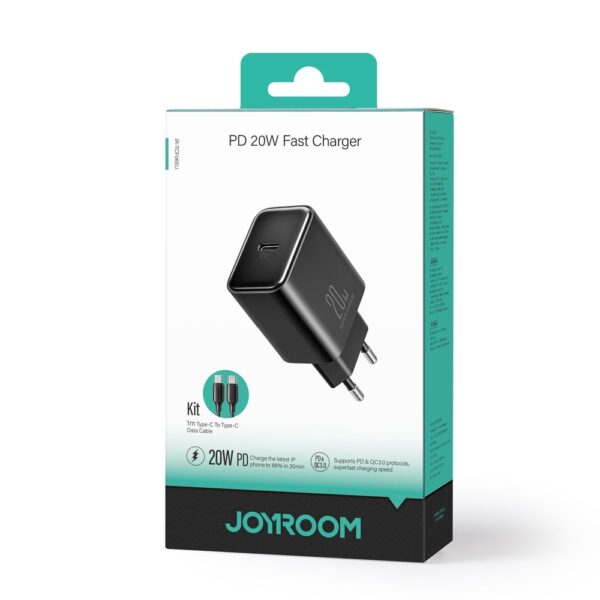 Laadja Joyroom JR-TCF06 USB-C PD20W 1.0m (must)