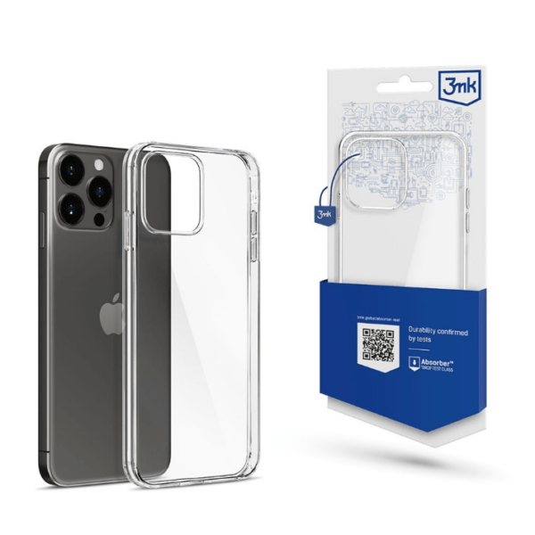 Silikoon 3mk Clear Case 1,2mm Apple iPhone 16 Plus (läbipaistev)