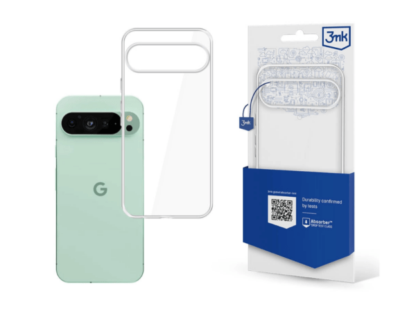 Silikoon 3mk Clear Case Google Pixel 9 (läbipaistev)