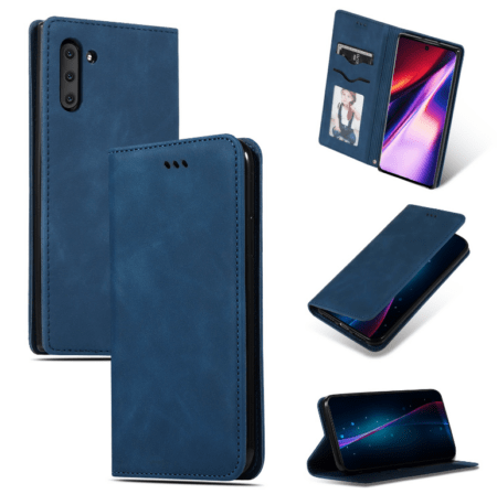 Ümbris kaanega Business Style Xiaomi Redmi Note 11 4G/ Note 11S (sinine)