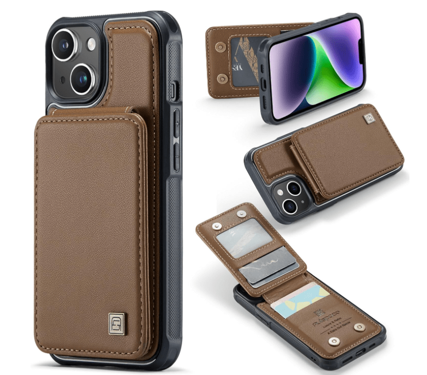 Ümbris Yolo Wallet Case iPhone 14 Pro (pruun)