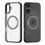 Ümbris Dux Ducis Aimo Mag iPhone 16 Plus (läbipaistev / must) Ümbris Dux Ducis Aimo Mag iPhone 16 Plus (läbipaistev / must)