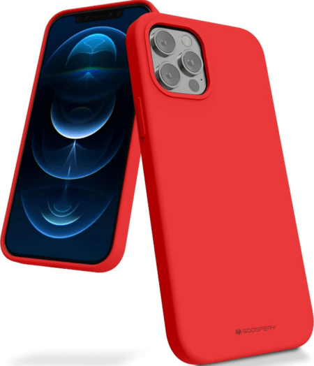 Mercury Silicone Case iPhone 16 Pro (punane)