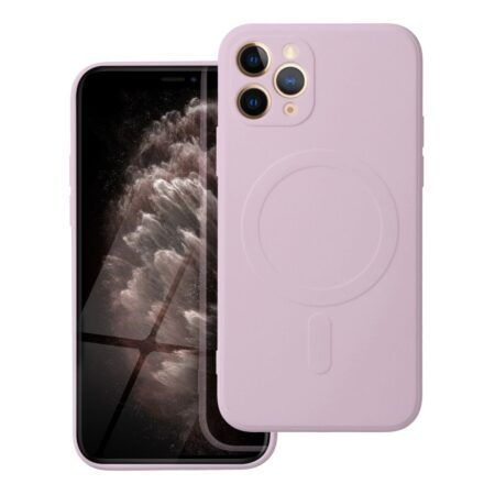 Silicone Mag ümbris iPhone 11 Pro (roosa)