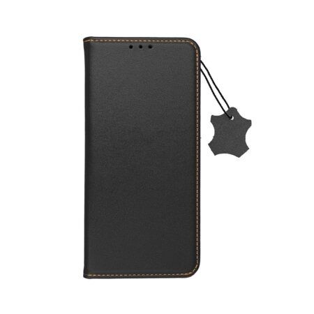 Ümbris kaanega Genuine Leather Smart Pro iPhone 16 Pro Max (must)