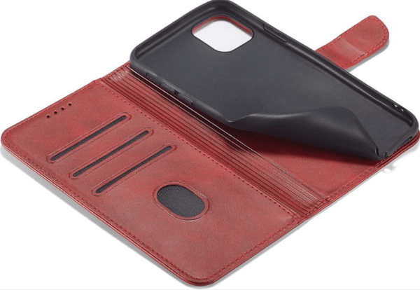 Ūmbris kaanega Wallet Case Samsung S721 S24 FE (punane)