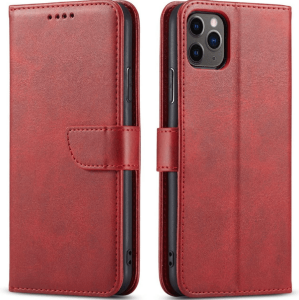 Ūmbris kaanega Wallet Case Samsung S721 S24 FE (punane)