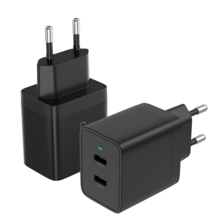 Laadija Choetech Q5006 2xUSB-C PD40W (must)