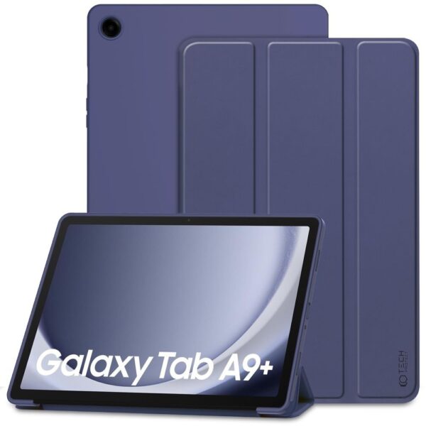 Kaitseümbris "Tech-Protect SmartCase" Samsung X210 / X215 / X216 Tab A9 Plus 11.0 (tumesinine)